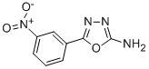 结构式 CAS# 7659-02-1, 5-(3-硝基苯基)-1,3,4-恶二唑-2-胺