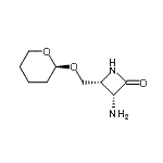CAS 登录号：766468-92-2， (3R,4R)-3-氨基-4-{[(2S)-四氢-2H-吡喃-2-基氧基]甲基}-2-氮杂环丁酮