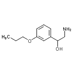 CAS 登录号：766478-84-6， 2-氨基-1-(3-丙氧基苯基)乙醇