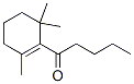 CAS 登录号：76649-24-6， 1-(2,6,6-三甲基-1-环己烯基)戊烷-1-酮