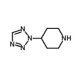 CAS 登录号：766513-32-0， 4-(2H-四唑-2-基)哌啶