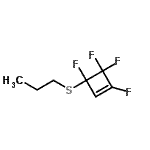 CAS 登录号：766547-35-7， 1,3,4,4-四氟-3-(丙基硫基)环丁烯