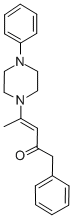 CAS 登录号：76691-02-6， (E)-1-苯基-3-(4-苯基哌嗪-1-基)丁-2-烯-1-酮