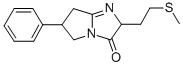 CAS 登录号：76696-85-0， 2-(2-甲硫基乙基)-6-苯基-2,5,6,7-四氢吡咯并[2,1-b]咪唑-3-酮