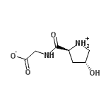 CAS#: 7672-35-7， ({[(2S,4R)-4-Hydroxy-2-pyrrolidiniumyl]carbonyl}amino)acetate