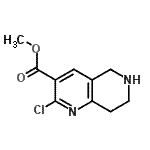 CAS#: 767260-86-6， Methyl 2-chloro-5,6,7,8-tetrahydro-1,6-naphthyridine-3-carboxylate