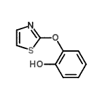 CAS 登录号：767262-72-6， 2-(1,3-噻唑-2-基氧基)苯酚