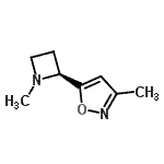 CAS 登录号：767262-92-0， 3-甲基-5-[(2S)-1-甲基-2-氮杂环丁基]-1,2-恶唑