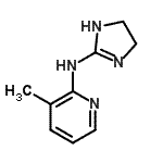 CAS 登录号：767275-41-2， N-(4,5-二氢-1H-咪唑-2-基)-3-甲基-2-吡啶胺