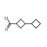 CAS 登录号：76730-66-0， 1,1'-联(环丁基)-3-甲酰氯