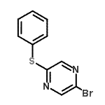 CAS 登录号：767342-33-6， 2-溴-5-(苯基硫基)吡嗪