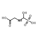 CAS 登录号：767584-36-1， N-[羟基(磺基)甲基]甘氨酸