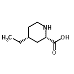 CAS 登录号：767594-41-2， (2S,4R)-4-乙基-2-哌啶羧酸