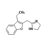 CAS 登录号：768298-88-0， 2-[(3-乙基-1-苯并呋喃-2-基)甲基]-4,5-二氢-1H-咪唑