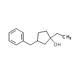 CAS 登录号：768387-16-2， 3-苄基-1-乙基环戊烷醇