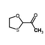 CAS 登录号：76887-11-1， 1-(1,3-氧硫杂环戊烷-2-基)乙酮