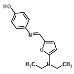CAS 登录号：769057-61-6， 4-[(E)-{[5-(二乙基氨基)-2-呋喃基]亚甲基}氨基]苯酚