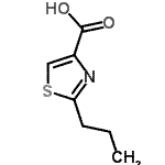CAS 登录号：769123-53-7， 2-丙基-1,3-噻唑-4-羧酸