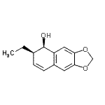 CAS 登录号：769154-36-1， (5R,6R)-6-乙基-5,6-二氢萘并[2,3-d][1,3]二氧杂环戊烯-5-醇