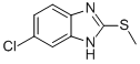 CAS 登录号：7692-57-1， 6-氯-2-(甲硫基)-1H-苯并[d]咪唑