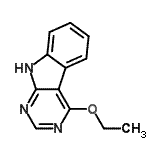 CAS 登录号：76945-06-7， 4-乙氧基-1H-嘧啶并[4,5-b]吲哚