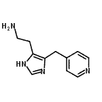 CAS 登录号：769912-44-9， 2-[4-(4-吡啶基甲基)-1H-咪唑-5-基]乙胺