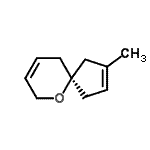 CAS 登录号：769949-68-0， (5R)-2-甲基-6-氧杂螺[4.5]癸-2,8-二烯