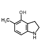 CAS 登录号：770250-71-0， 5-甲基-4-吲哚啉醇