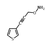 CAS 登录号：770683-20-0， 3-[3-(氨基氧基)-1-丙炔-1-基]噻吩