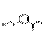 CAS 登录号：771421-67-1， 1-{3-[(羟基甲基)氨基]苯基}乙酮