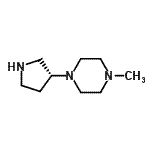 CAS 登录号：771438-38-1， 1-甲基-4-[(3R)-3-吡咯烷基]哌嗪