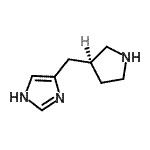 CAS 登录号：771474-27-2， 4-[(3S)-3-吡咯烷基甲基]-1H-咪唑