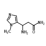 CAS 登录号：771523-71-8， 3-氨基-3-(1-甲基-1H-咪唑-5-基)丙酰胺