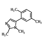CAS 登录号：771540-89-7， 5-(2,5-二甲基苯基)-1,2-二甲基-1H-咪唑