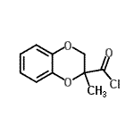 CAS 登录号：77156-57-1， 2-甲基-2,3-二氢-1,4-苯并二氧杂环己烷-2-甲酰氯