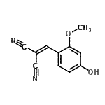 CAS 登录号：771564-84-2， (4-羟基-2-甲氧基苄亚基)丙二腈