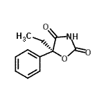 CAS 登录号：77207-58-0， (5S)-5-乙基-5-苯基-1,3-恶唑烷-2,4-二酮