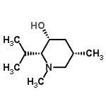 CAS 登录号：772305-34-7， (2R,3R,5S)-2-异丙基-1,5-二甲基-3-哌啶醇