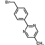CAS 登录号：77232-36-1， 2-[4-(溴甲基)苯基]-5-甲基嘧啶