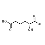 CAS 登录号：77252-44-9， (2R)-2-羟基己二酸