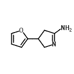 CAS 登录号：773010-76-7， 3-(2-呋喃基)-3,4-二氢-2H-吡咯-5-胺