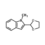 CAS 登录号：773095-30-0， 2-(1,3-二氧戊环-2-基)-1-甲基-1H-吲哚