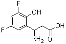 CAS#: 773119-51-0， 3-amino-3-(3,5-difluoro-2-hydroxy-phenyl)propanoic acid