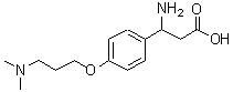 CAS#: 773125-18-1， 3-amino-3-[4-[3-(dimethylamino)propoxy]phenyl]propanoic acid