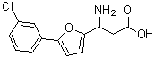 CAS 登录号：773125-85-2， 3-氨基-3-[5-(3-氯苯基)-2-呋喃基]丙酸