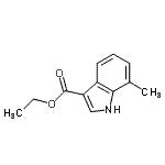 CAS 登录号：773128-82-8， 乙基7-甲基-1H-吲哚-3-羧酸酯
