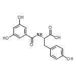 CAS#: 77354-66-6， N-(3,5-Dihydroxybenzoyl)-L-tyrosine
