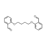 结构式 CAS# 77354-98-4, 2,2'-[1,4-丁烷二基二(氧基)]二苯甲醛