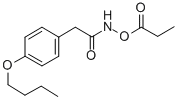 CAS 登录号:77372-68-0, 4-正丁氧基苯基乙酰氧肟酸-O-丙酸酯
