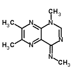CAS 登录号：773784-99-9， (4Z)-N,1,6,7-四甲基-4(1H)-蝶啶亚胺